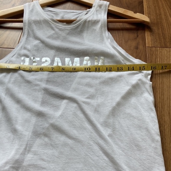 Lululemon White Namaste Open Back Tank - Picture 6 of 7
